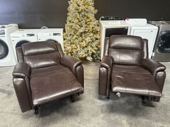 2 Electric Rocking Power Recliners