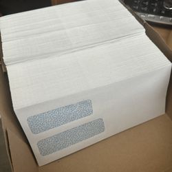Dual Window gummed envelopes