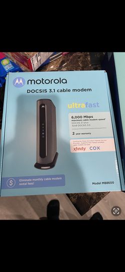 Motorola Docsis 3.1 cable modem