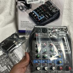 Mini Mixer Bluetooth Nueva 4 Canales 