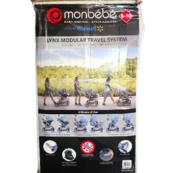 Monbebe 6-in-1 Stroller Modular Travel System Plaid Infant & Toddler Unisex NEW