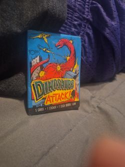 1988 Topps Dinosaurs Attack! sealed wax pack