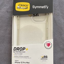 Sparkly Clear Otter Box Case iPhone 12pro Max 