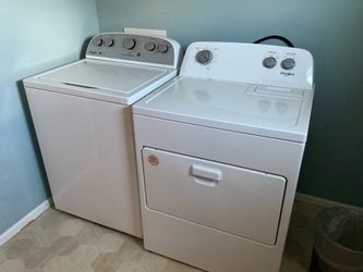 Whirlpool washer and dryer