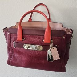 NEW Red Coach Purse 