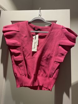 Strut And Bolt Puff Sleeve Knit Top 