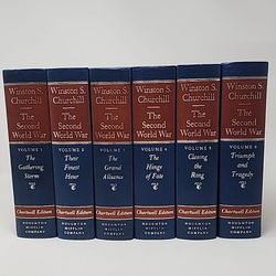 Winston Churchill The Second World War Chartwell Edition Hardcover Book Set