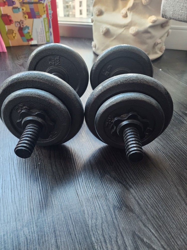 Dumbells (6lb ×4 , 2.5lb x 4)
