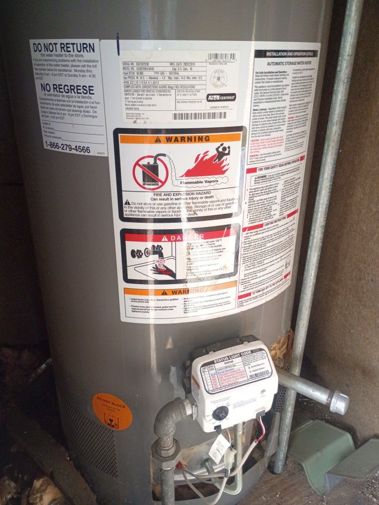 50 Gallon Gas Water Heater 