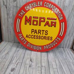 Sign- The Chrysler Corp Mopar sign