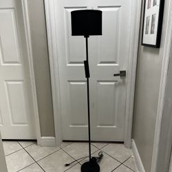 New Black Floor Lamp, Foot Switch Whit Lightbulb And Remote Control 
