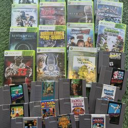 Xbox 360, Nintendo, NES, Resident Evil, WWE, Shrek, Super Mario, Double Dragon, Video Games, Retro