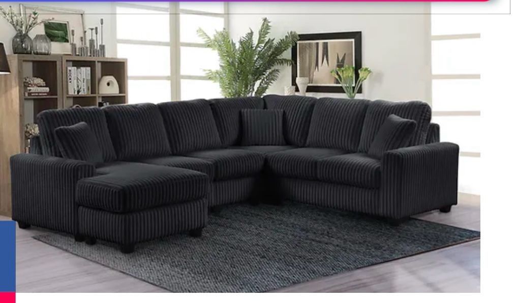 NEW corduroy Sectional Sofa