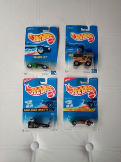 Hot Wheels blue cards lot of 10