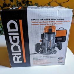 Ridgid 2 Peak HP Fixed Base Router