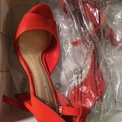 Orange Heels Priced To Sale 