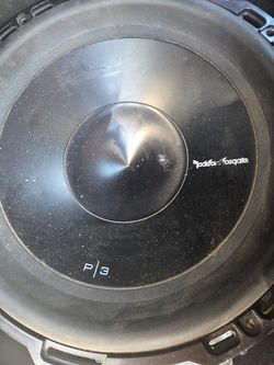 Subwoofer with box and amp