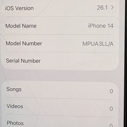 iPhone 14 Black 128 GB Unlocked