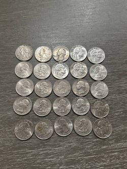 Lot of 25 US Washington Quarters