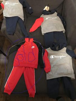 Champions, Nike kids jogging suits