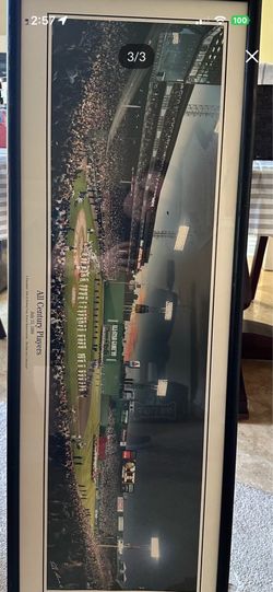 Baseball pictures with frame