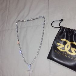 20in Chain And 4mm Cross Pendant