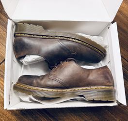 Dr. Martens 1461 Crazy Horse Brown Oxfords, Men's 10, Worn Once