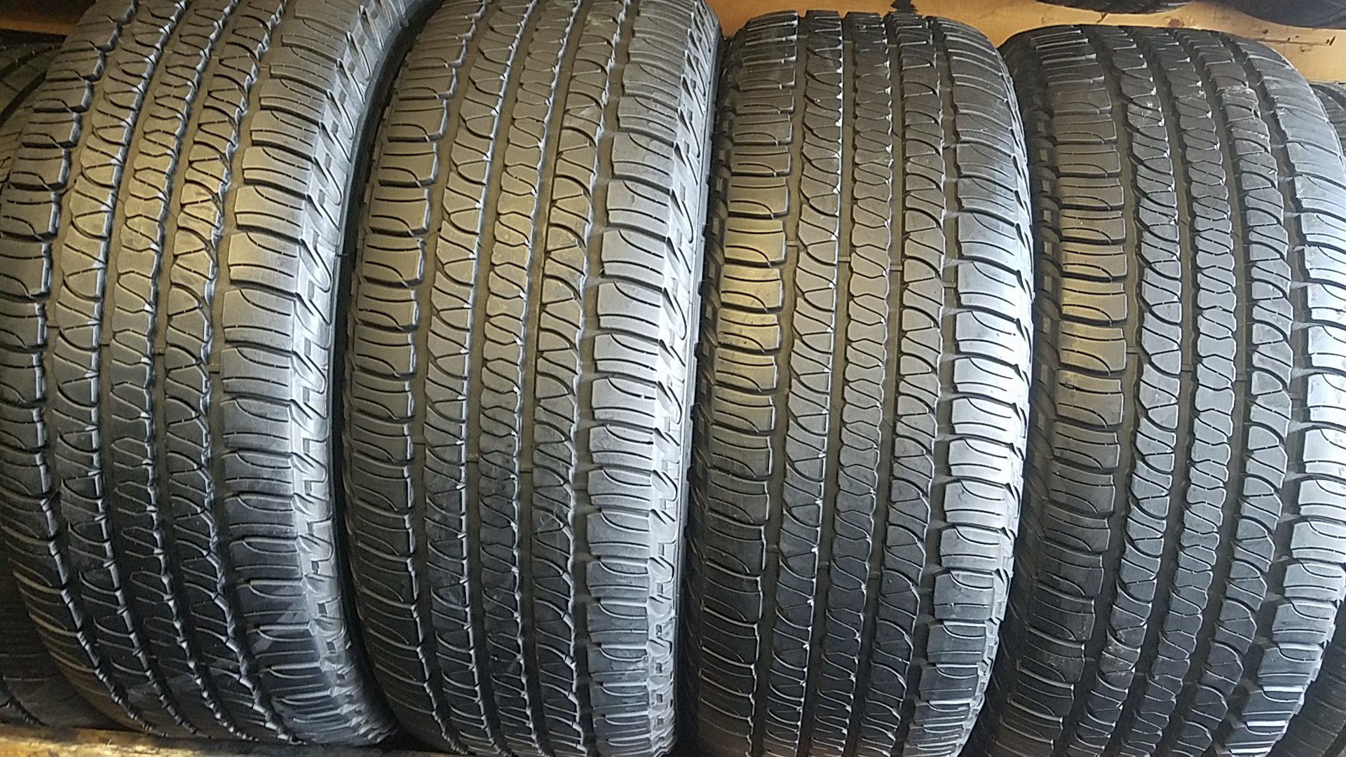 four bright new set of Goodyear tires for sale 245/65/17