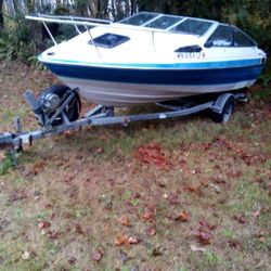 2006 Bayliner TV Capri 3.0litre, 18' with Calkins Trailer