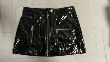 Black Leather Skirt