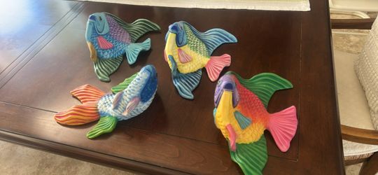 Wall ceramic fish