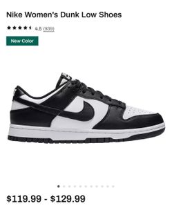 Women’s pandas size 8