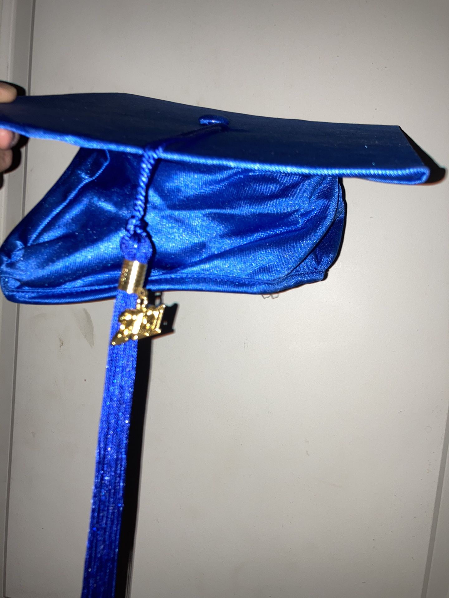 Graduation cap and gown set