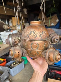 Victorian era angle lamps