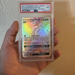 Alolan Exeggutor Gx Psa 9 Slab