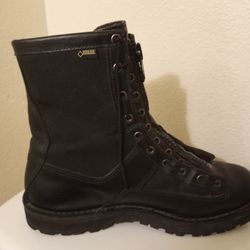 Black DANNER size 11 Fireman Front Zipper Steel Toe