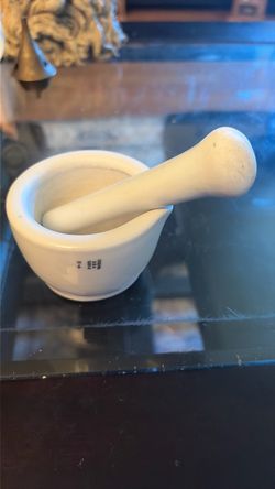 Porcelain Mortar and Pestle