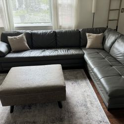 Leather Sectional 