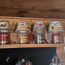 Yankee Candles W/Toppers