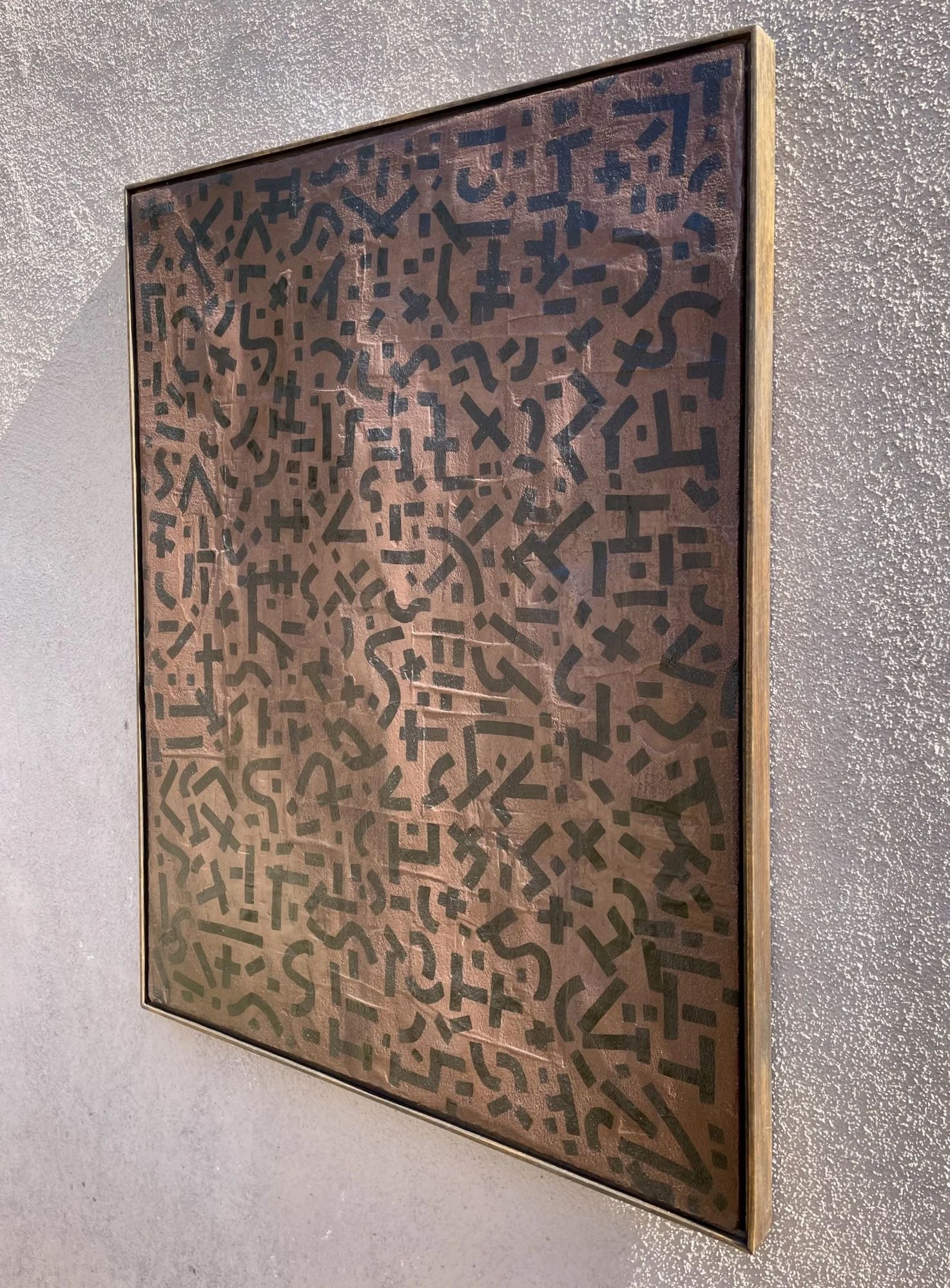 Large Framed Original Art Piece