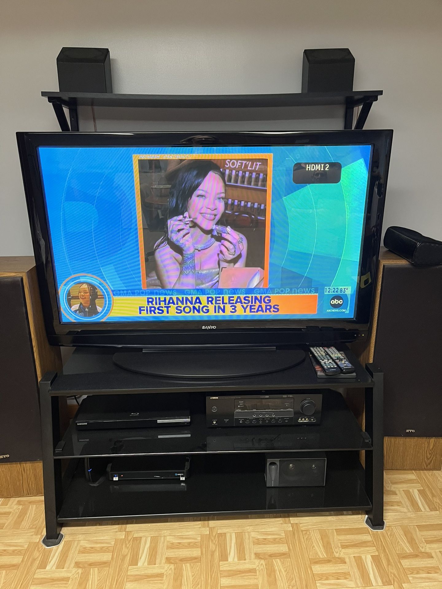 50” Sanyo TV with Stand
