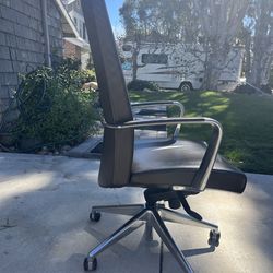 High end leather office chair