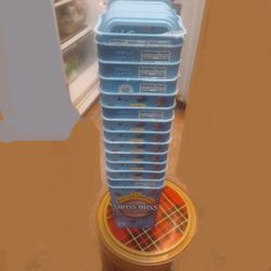Free Clean Swiss Miss Coco Containers & Lids 