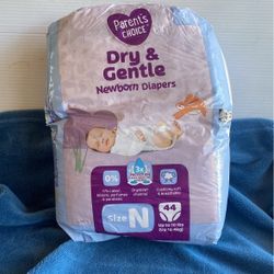 44- Diapers Parents Choice New Born (Size N)