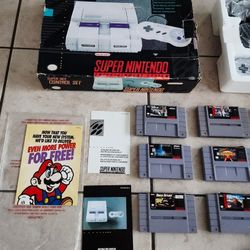 Like NEW Super Nintendo/ SNES mega SET with Tons of Games!! (READ THE DESCRIPTION)