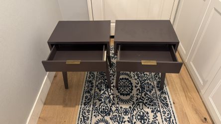 2 Grey Nightstands/Endtables 20W X 14L X 24 H