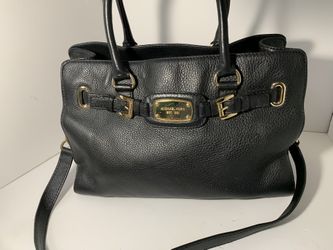 Authentic Michael Kors East West Black Leather Bag