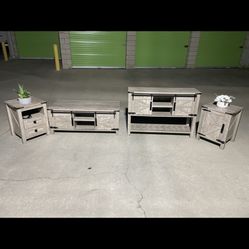 *Free Delivery* Living Room Coffee Entertainment Side Table Set