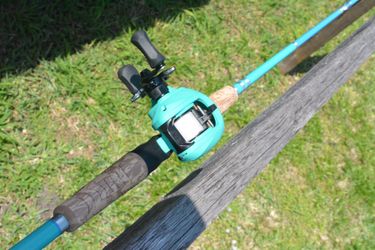Custom build bass rod and brand new 13fishing origin TX reel