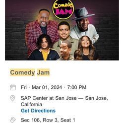 One Comedy Jam Ticket